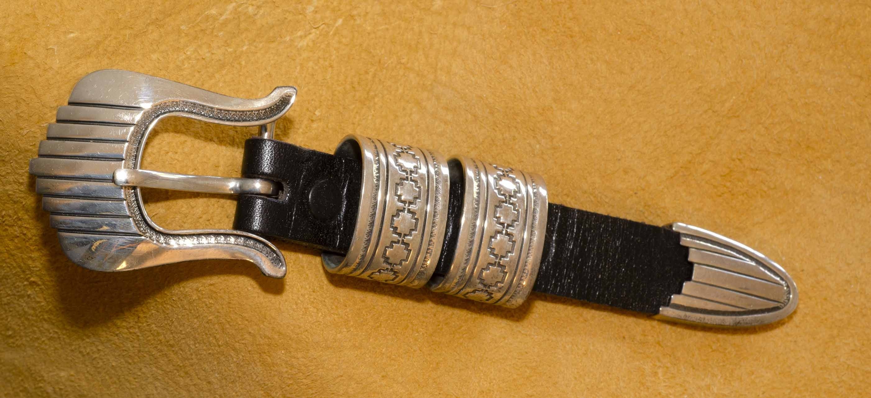 Ranger Belt Buckle Set Handmade by Allison Lee